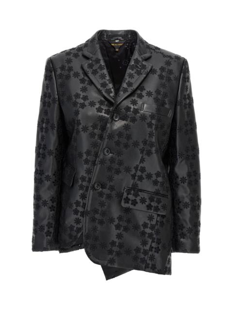 Comme Des Garçons Embroidery Single-breasted Blazer