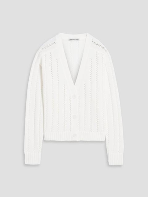 Other Designers Pointelle-knit cotton cardigan