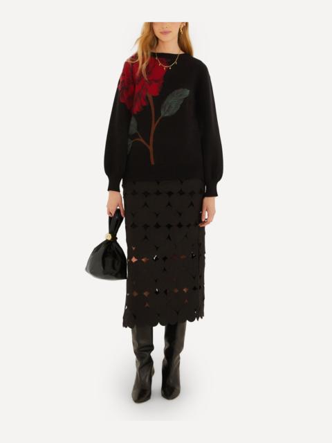 FARM RIO Rosalia Placed Knit Jumper