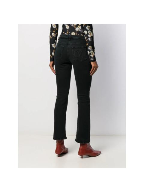 Valentino Valentino Garavani Slim-Fit Poem Detail Jeans