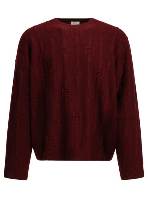 CELINE Celine Cashmere Knitwear Bordeaux Men