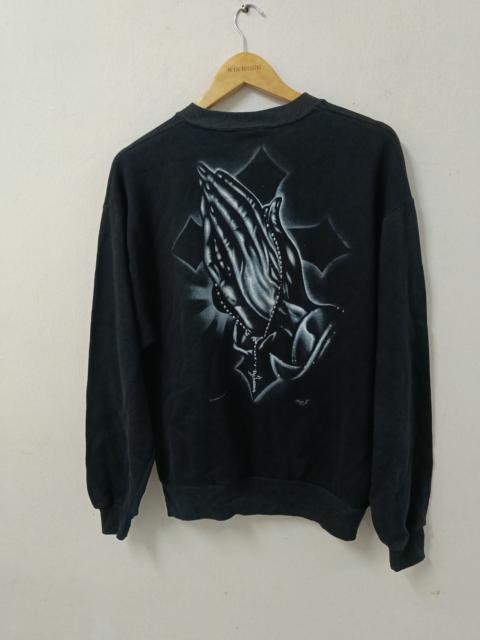 Other Designers Vintage - Drake Praying Hand Vtg crew neck