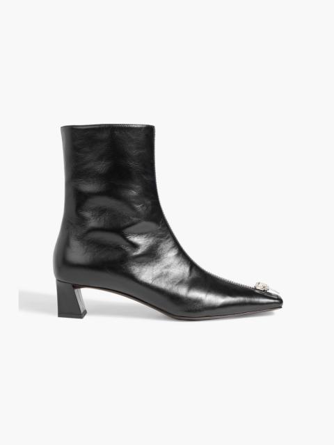 Giuseppe Zanotti Oraine 45 leather ankle boots