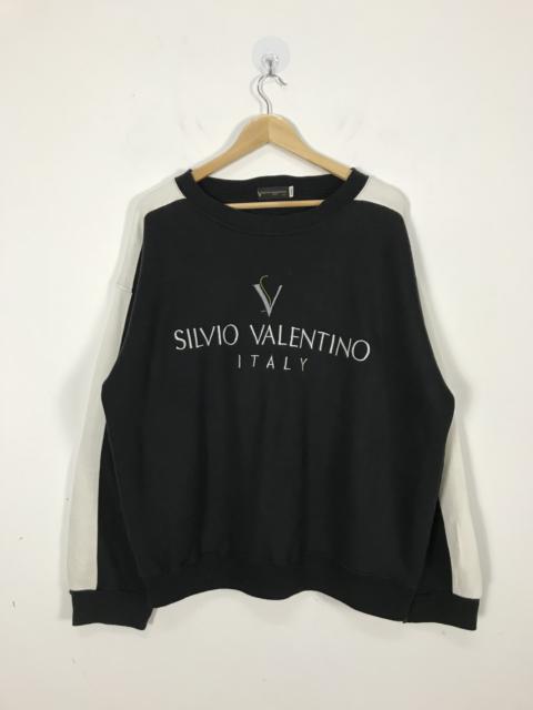 Other Designers Vintage - Vintage Silvio Valentino Big Logo Sweatshirt #2195