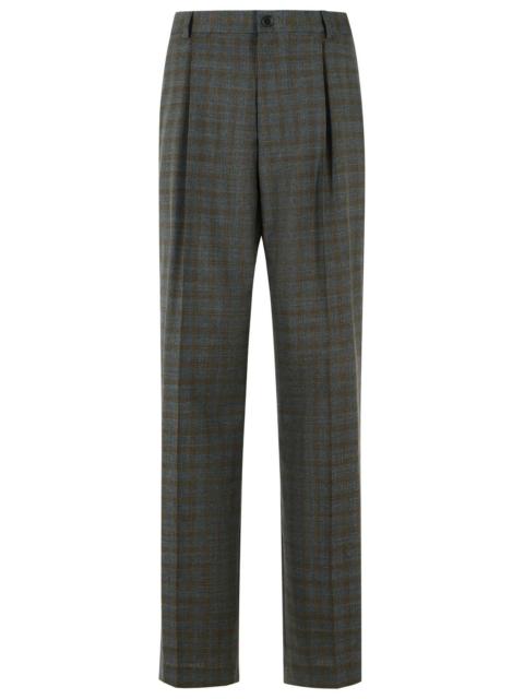 Dries Van Noten Dries Van Noten Wool Trousers Brown Men