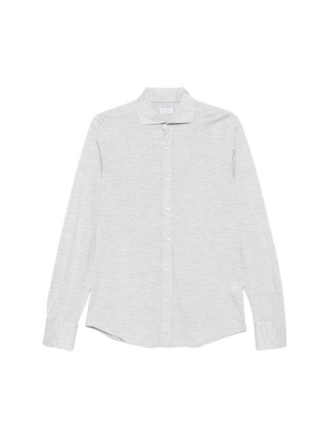 Brunello Cucinelli Silk and cotton blend shirt