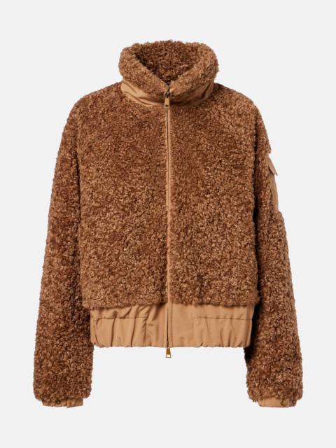Moncler Coligny faux shearling down jacket