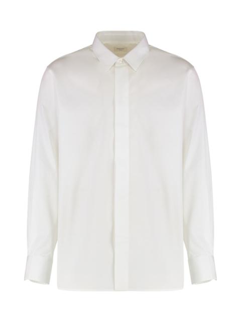 SAINT LAURENT Cassandre Cotton Poplin Shirt