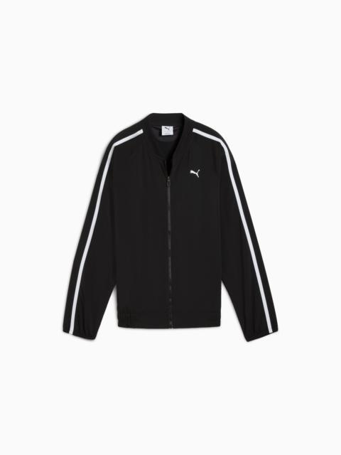 PUMA FLORAL RIBBON Woven Full Zip Women