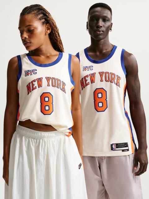Nike OG Anunoby New York Knicks City Edition Men's Nike NBA Swingman Jersey