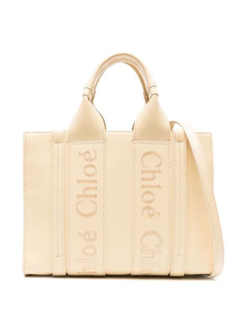 Chloé Woody small leather tote