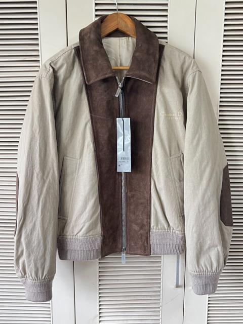 Dior Dior Patchwork Leather Jacket Coat