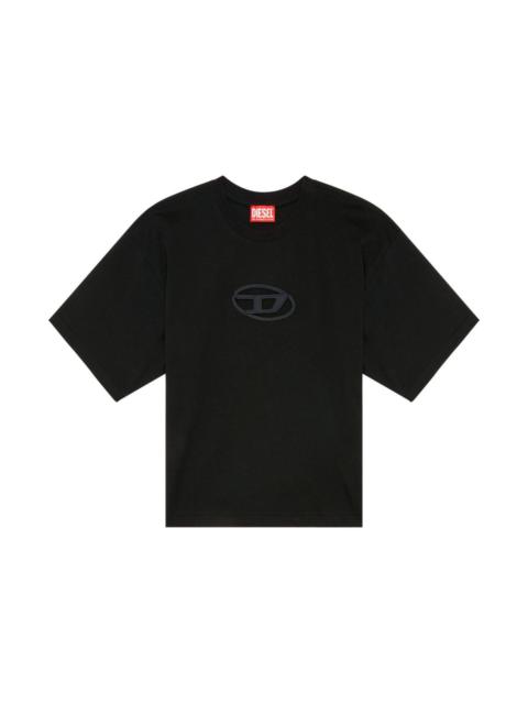 Diesel T-Buxt-Crop cotton t-shirt