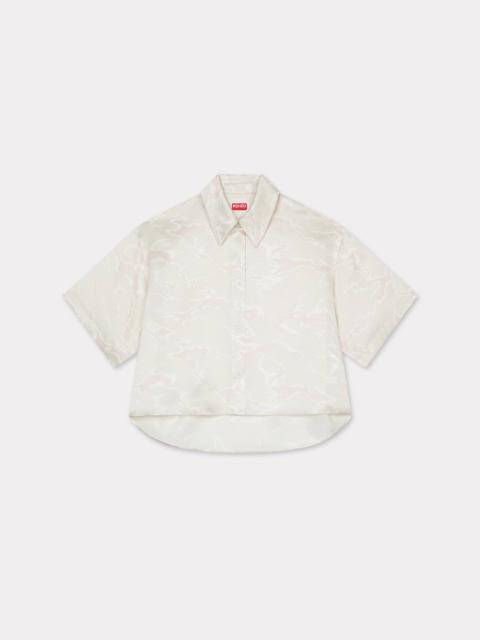 KENZO 'KENZO Ocean Camo' short sleeve shirt in silk