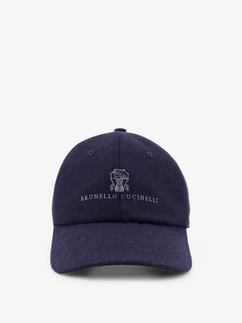 Brunello Cucinelli Brunello Cucinelli Virgin Wool Baseball Hat Blue