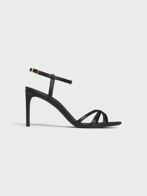 CELINE CELINE SOIR SANDAL in LAMBSKIN