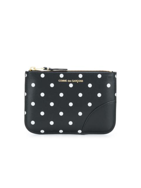 Comme Des Garçons SA8100PD WALLET - PRINTED POLKA DOTS BLACK