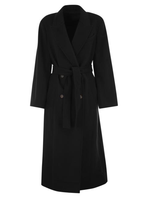 Brunello Cucinelli Brunello Cucinelli Women Pure Cashmere Double-Breasted Belted Coat