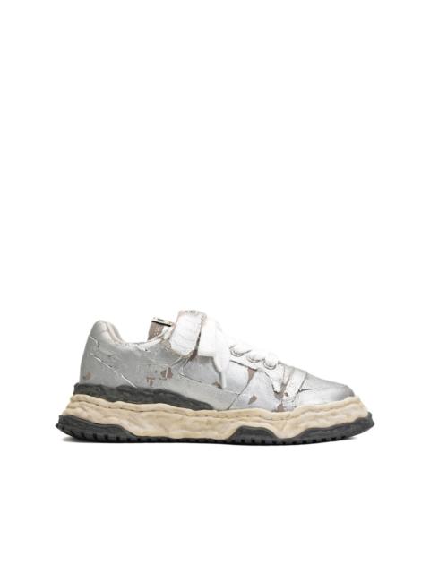 Maison MIHARAYASUHIRO Keith torn-film lace-up sneakers