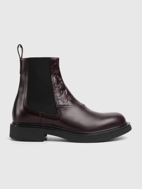 GUCCI Gucci GG Detail Ankle Boots