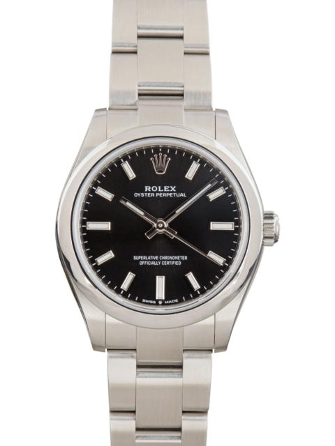 ROLEX Used Rolex Oyster Perpetual 31 ref 277200 Black Dial