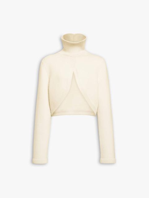 Alaïa CASHMERE KNIT CUT-OUT JUMPER