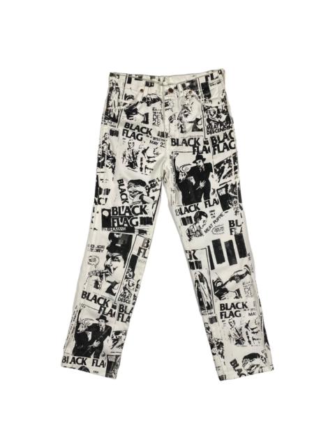 Other Designers Vintage - Vintage Wrangler X Black Flag Jeans