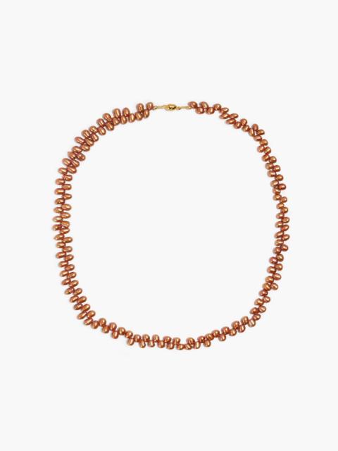 Jennifer Behr Penelope 18-karat gold-plated freshwater pearl necklace