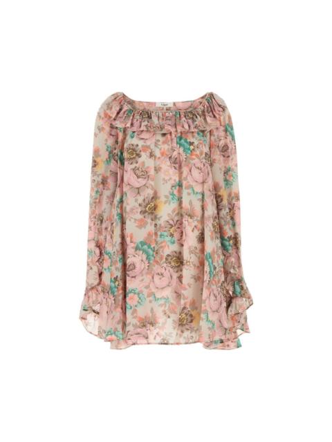 Chloé CHLOE Crepe Mini Dress New & Authentic (Women's size:10;)