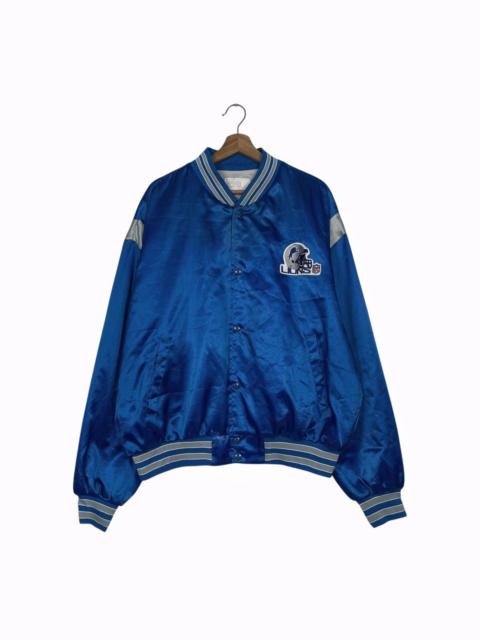 Other Designers Vintage 80s NFL Detroit Lions Satin Bomber