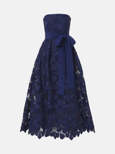 ELIE SAAB Lace bustier gown