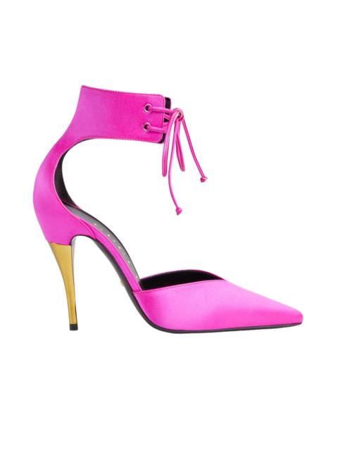 GUCCI Lace-up satin Pump