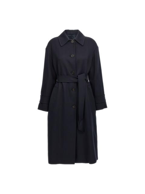 Max Mara Ilde belted single-breasted coat