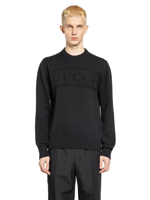 GUCCI Knit Cotton Wool Jumper With Intarsia