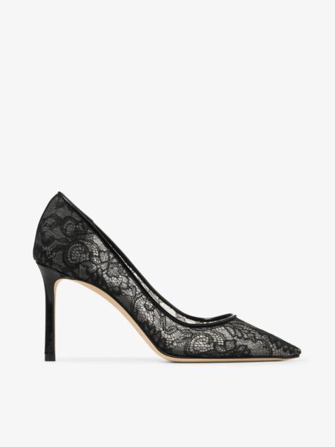 JIMMY CHOO Romy 85
Black Jimmy Choo Lace Pumps