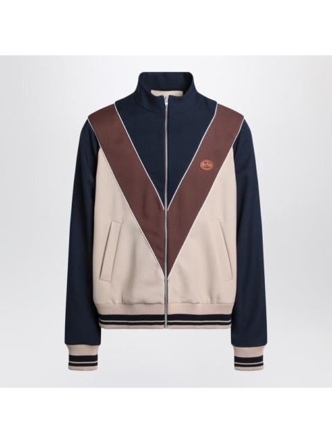 Valentino Zip-up sweatshirt with VLogo patch