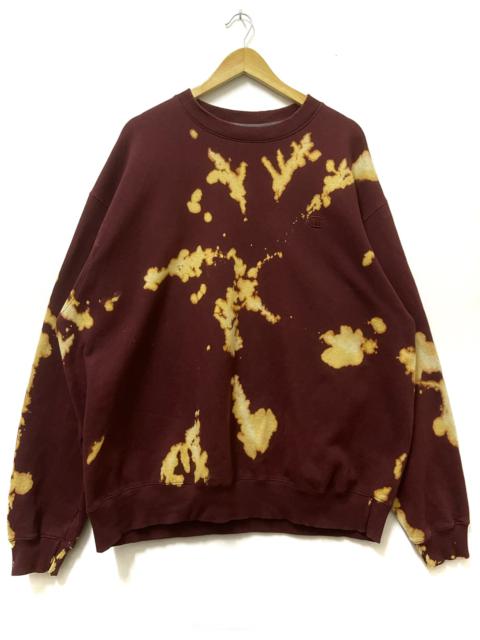 Other Designers Vintage - Vintage Champion Acid Wash Sweatshirt Maroon