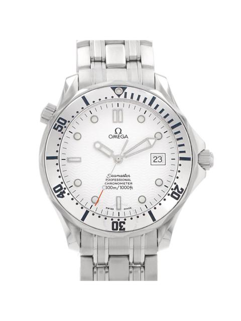 Pre-owned Omega Seamaster Diver 300 M Automatic White Dial Men's Watch 2532.20.00