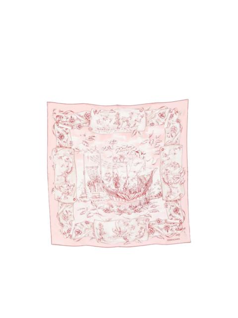 FERRAGAMO Ferragamo Pink Scarves Women