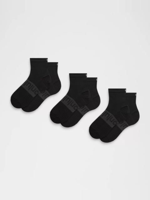 lululemon Unisex Power Stride Ankle Socks 3 Pack *Updated