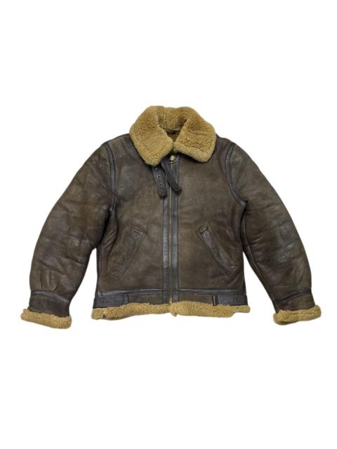 Schott VINTAGE 1980s SCHOTT B-3 SHEARLING JACKET