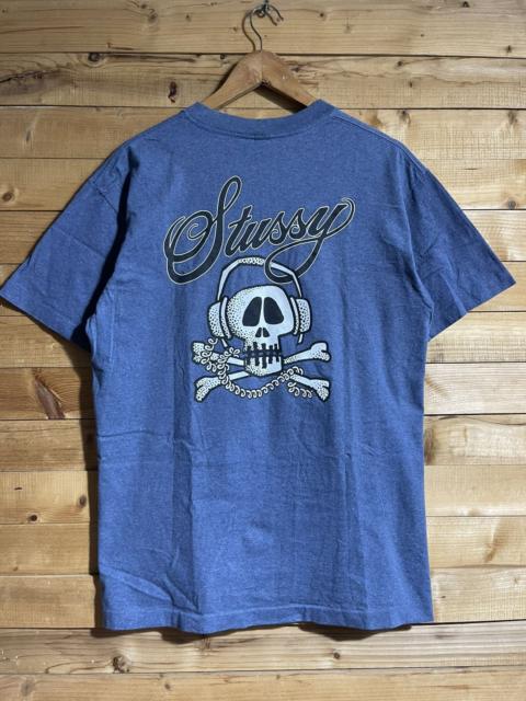 Stüssy Veryrare🔥Vintage 90s stussy skulls tshirt