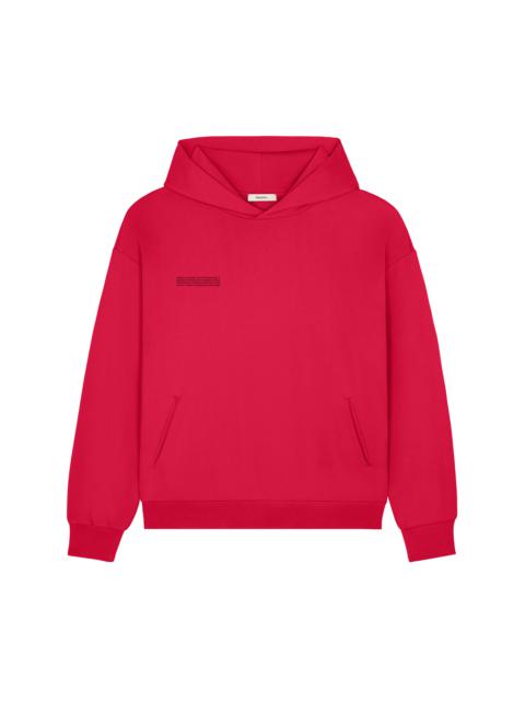 PANGAIA Mens 365 Midweight Hoodie - Red