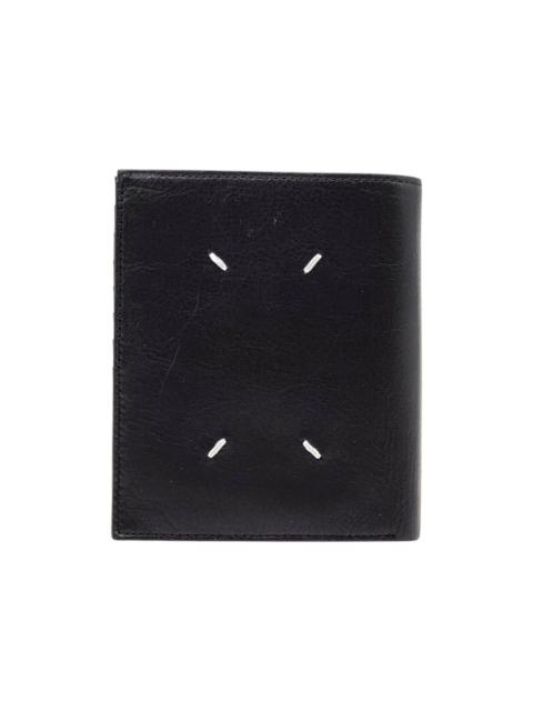 Maison Margiela Line 11 Leather Bifold Wallet Black - New