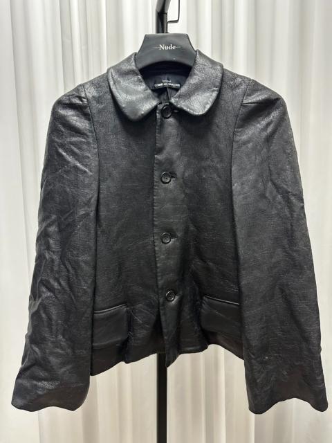 Comme Des Garçons Comme des Garcons Tricot early faux leather jacket