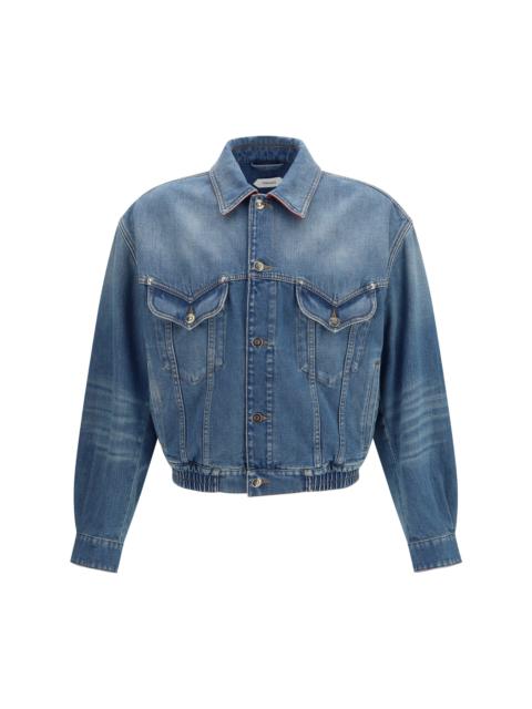 VERSACE Versace Men Medusa Cotton Denim Jacket