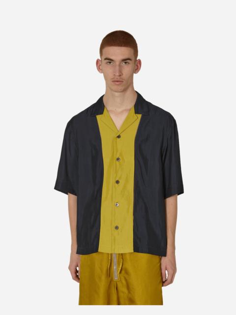 Dries Van Noten Panelled Shortsleeve Shirt Anthracite