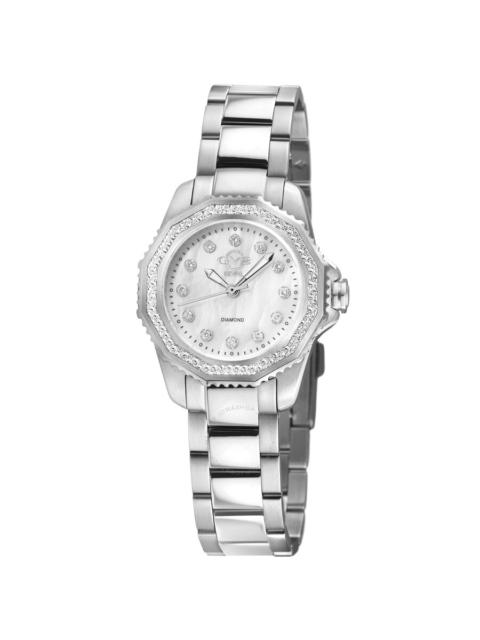 Gv2 By Gevril - GV2 by Gevril Cortina Quartz Diamond Ladies Watch 13500B