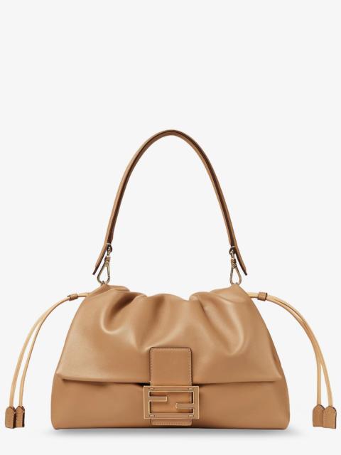 FENDI Fendi Mamma Baguette Large Leather Shoulder Bag