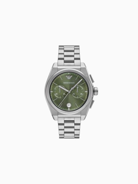EMPORIO ARMANI CHRONOGRAPH STAINLESS STEEL WATCH